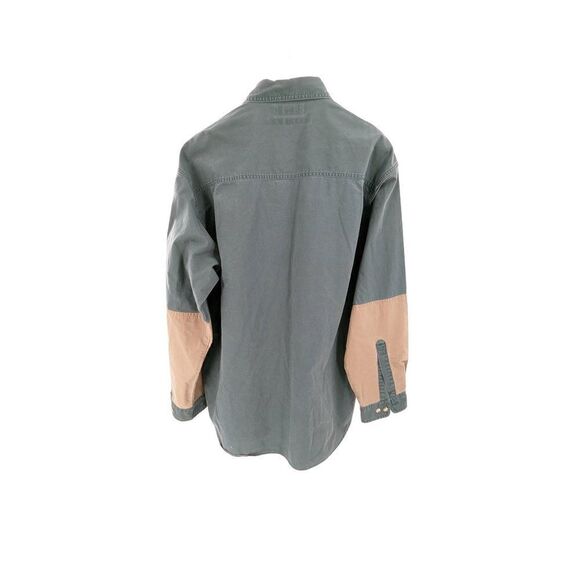 Columbia Men's Brown Embroidered Deer Canvas Shooting Shirt Green Size XL - Picture 3 of 10